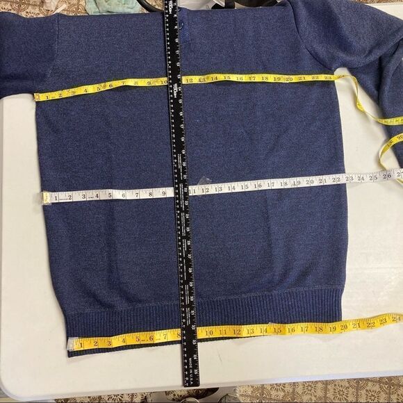 MOUNTAIN‎ EXPEDITIONS, Men’s Blue/Gray Sweater, 1/4 front button, XXL, NWOT - Picture 5 of 10